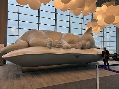 Scuplture aeroport Roissy, photo personnelle